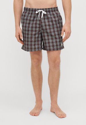 AMETHYST TARTAN - Swimming shorts - burgundy