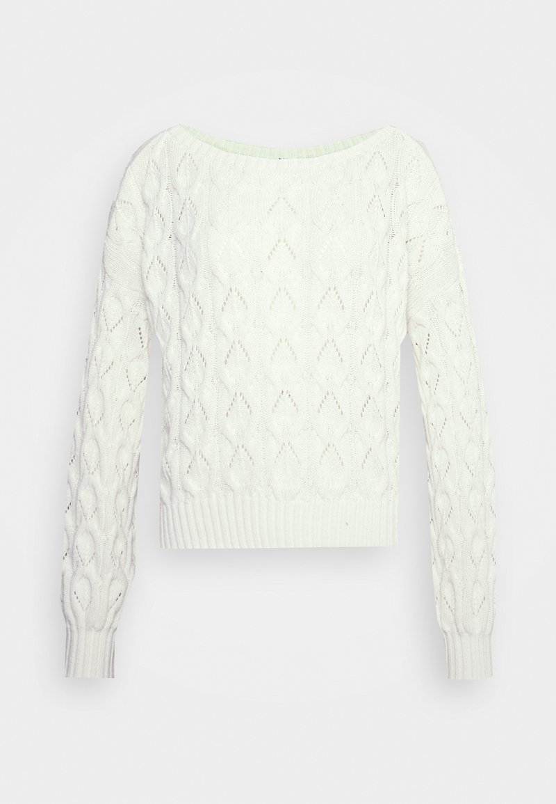 ONLY Tall ONLBRYNN LIFE - Strickpullover - cloud dancer/weiß - Zalando.ch