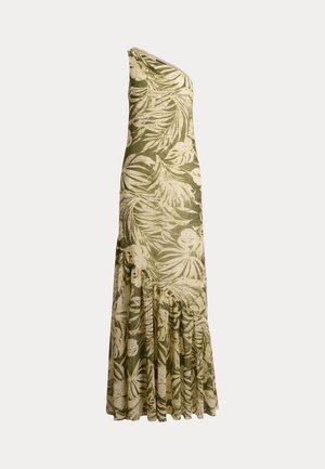 Lauren Ralph Lauren, PRINT GEORGETTE ONE-SHOULDER GOWN - Gallakjole - olive multi