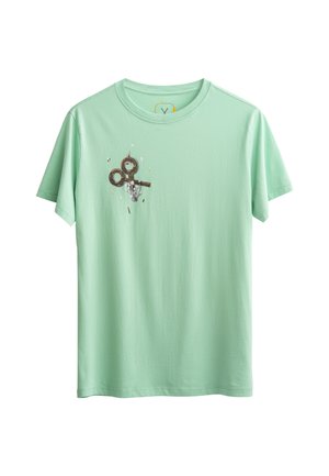 T-STORYA - T-shirt con stampa - mint