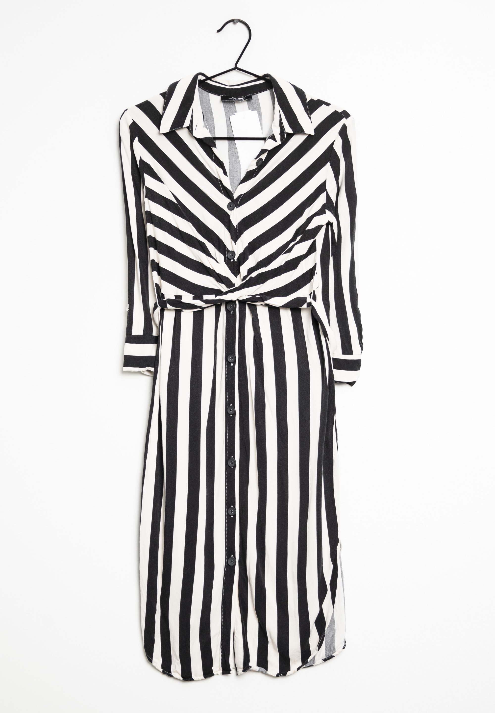 zara black and white striped shirt dress Black Halo Madeline Dress in Pacific Blue