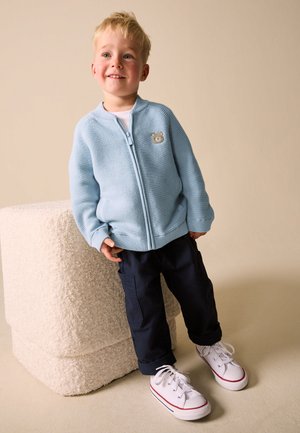 Next ZIP THROUGH STANDARD - Chaqueta de punto - light blue