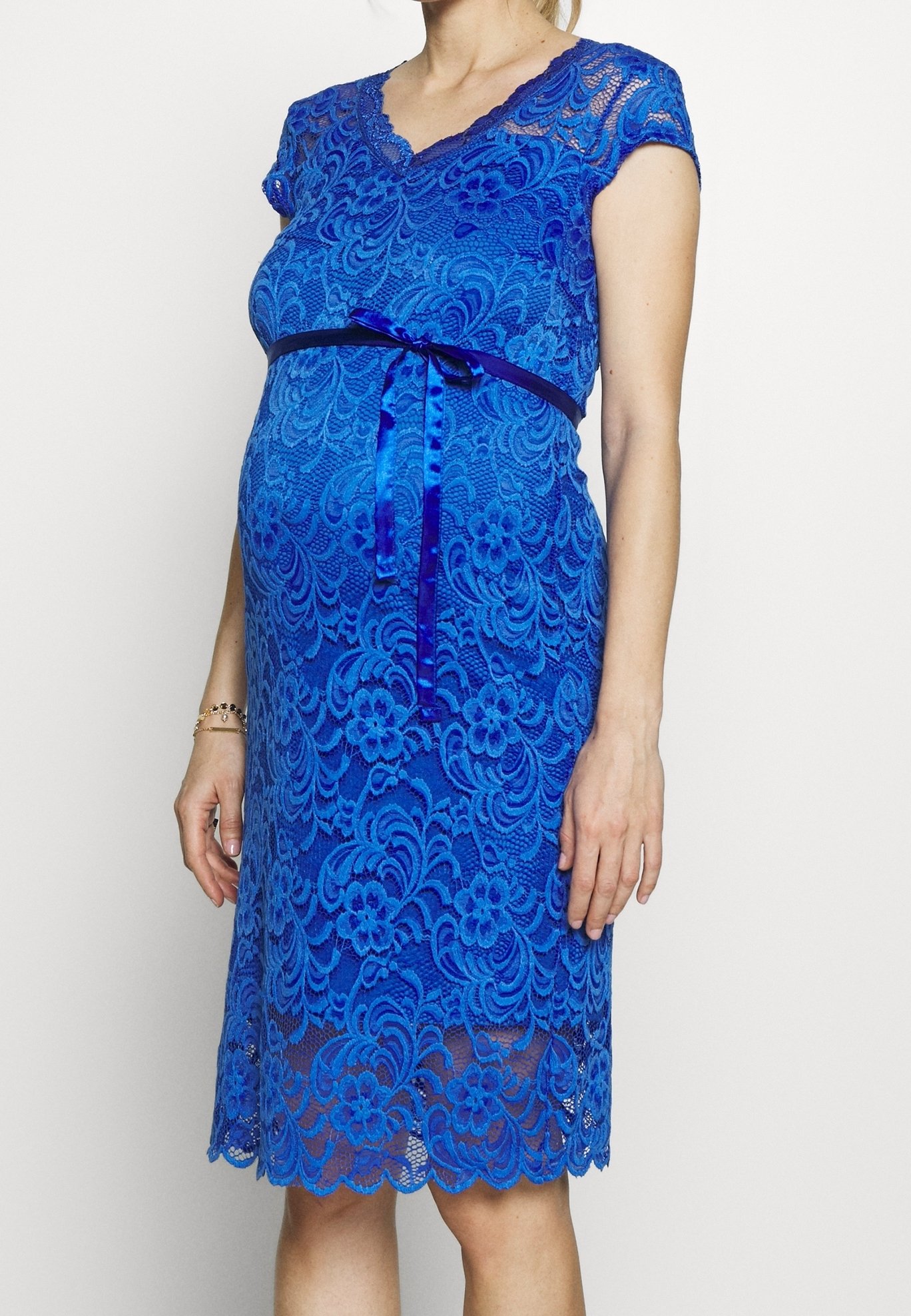 MAMALICIOUS Cocktail dress / Party dress - blue - (Pre-owned) - Zalando.ie