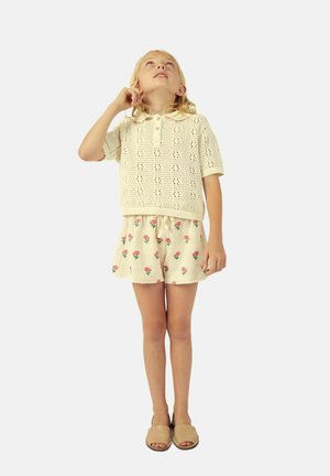 MIPOUNET CORALINE - Shorts - ecru coral