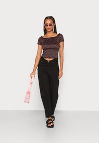 JDY JDYBOA ANN SMOCK - Top - black/ditsy