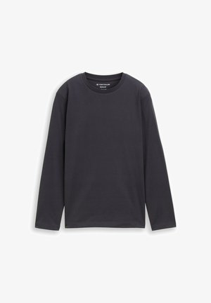 TOM TAILOR, TOM TAILOR T-SHIRT LANGARMSHIRT MIT RÜCKENPRINT - T-shirt à manches longues - coal grey