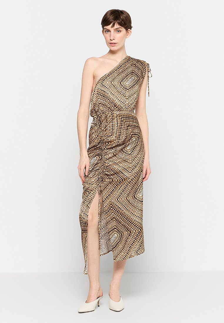 AllSaints Maxi-jurk bruin AllSaints Maxi-jurk bruin