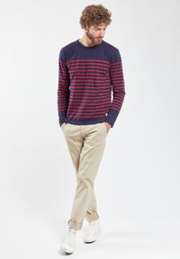 Armor lux MARINIÈRE ORIGINAL T-SHIRT - Langærmet T-shirt - navire/braise