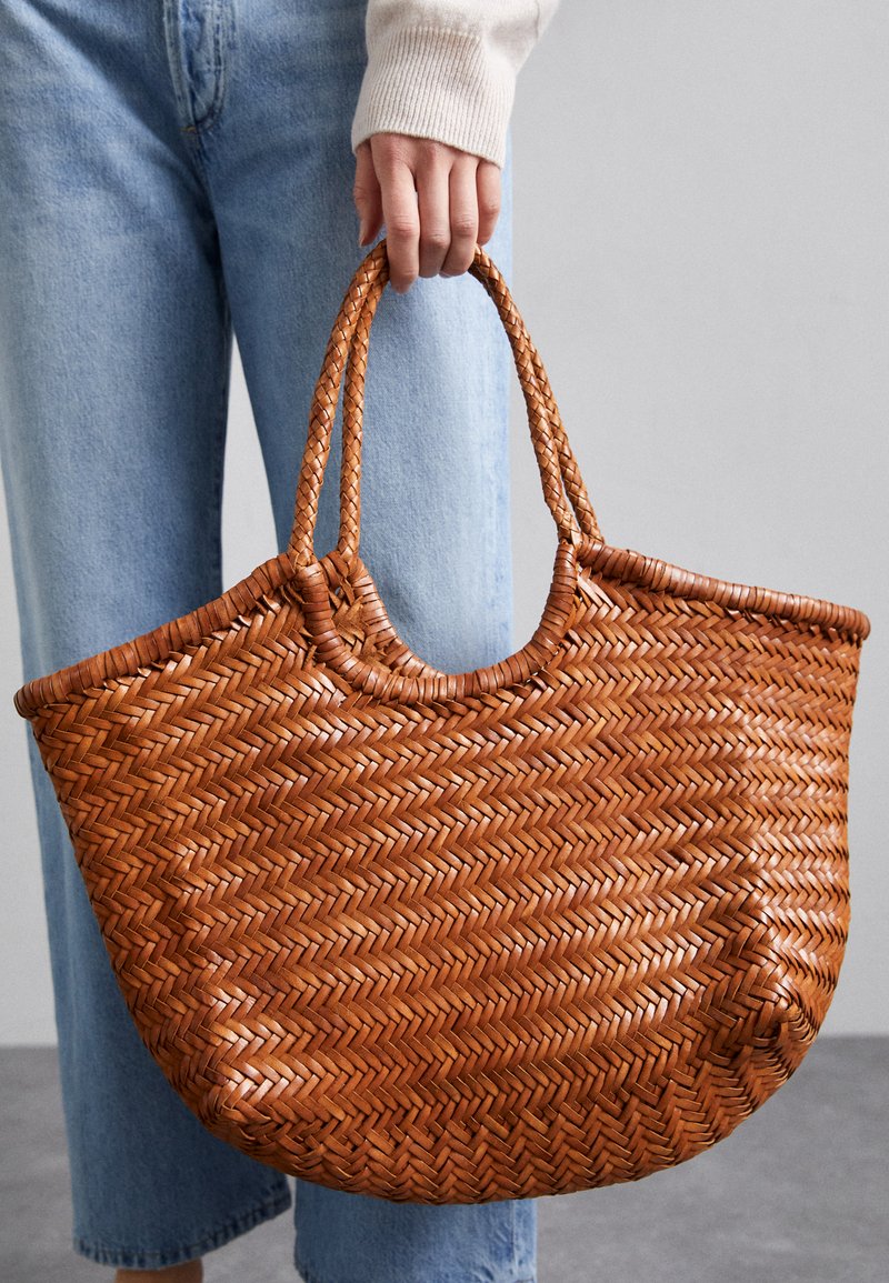 DRAGON DIFFUSION NANTUCKET BASKET BIG - Veľká kabelka - tan