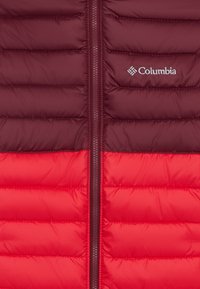 Columbia POWDER LITE HOODED JACKET UNISEX - Lengva striukė - mountain red/rich wine
