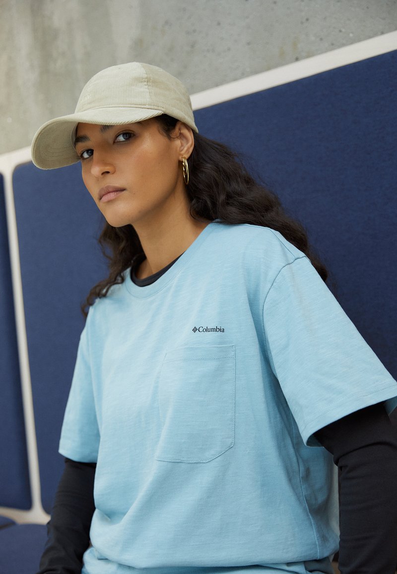 Columbia break it down tee t shirt basic stone blue stone blue