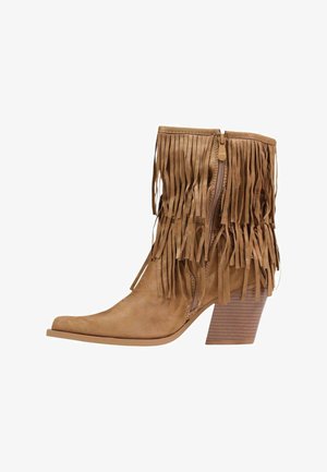 I AM, Stivaletti texani / biker - dark-beige