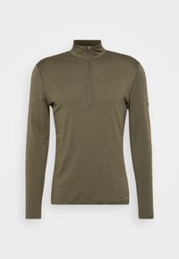 MEN HALF ZIP - Potkošulja - loden