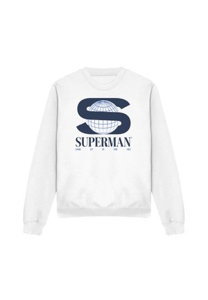Cotton Soul, SUPERMAN 2025 S WORLD LOGO - Sweatshirt - white