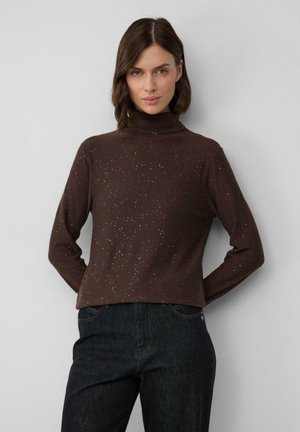 Strickpullover - dunkelbraun