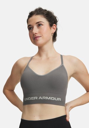 VANISH SEAMLESS BRA - Sujetadores deportivos con sujeción media - clay green/ titanium