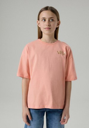 Name it, T-shirt print - blooming dahlia