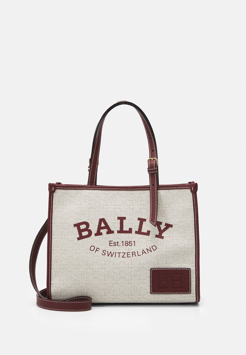 Bally Shopping Bag natural/red/goldcolcoured/offwhite Zalando.de