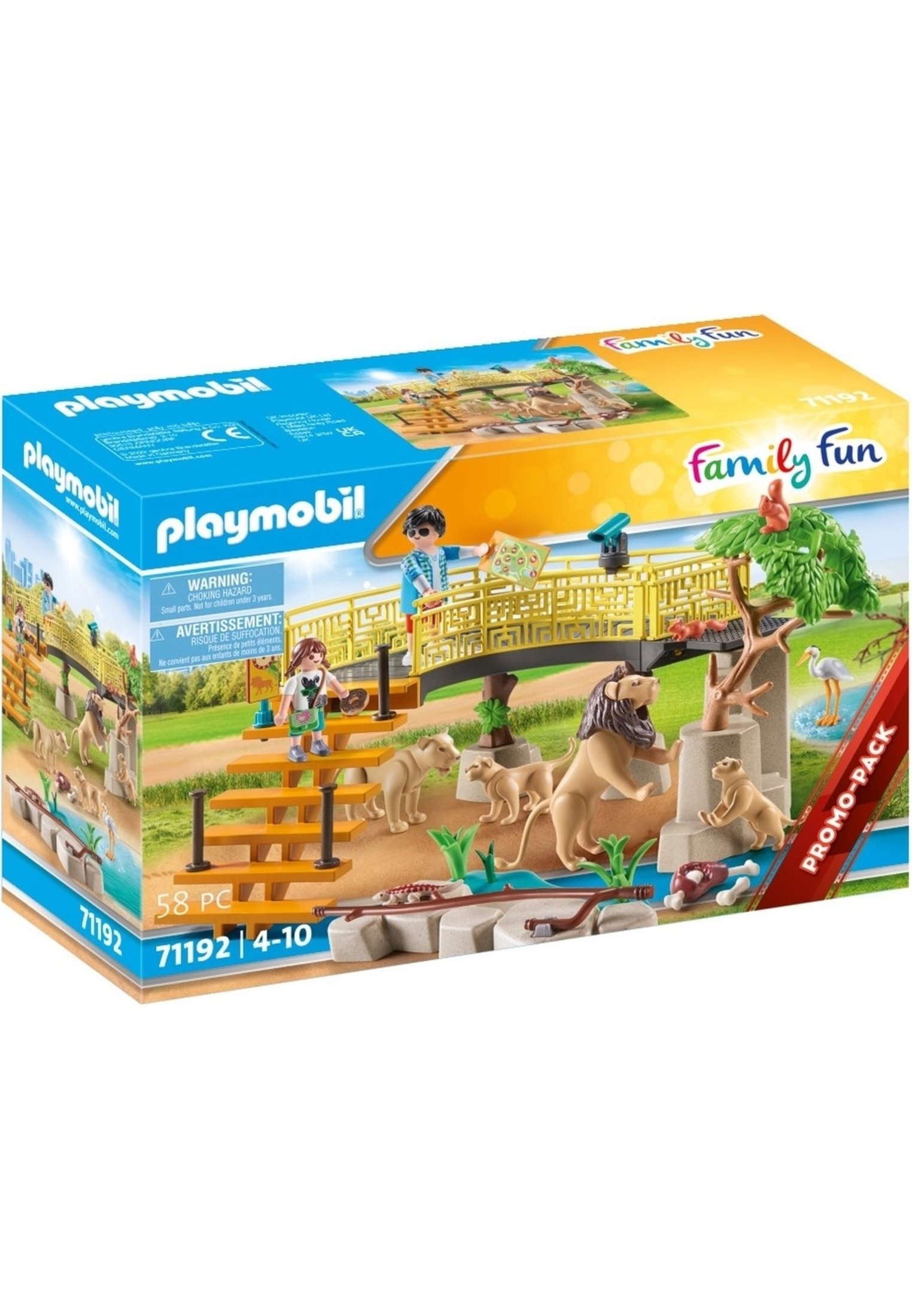 Playmobil FAMILY FUN PROMO LIONS IN THE OUTDOOR ENCLOSURE 7119