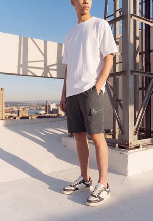 Karl Kani SMALL SIGNATURE ESSENTIAL  - Cargobukser - anthracite