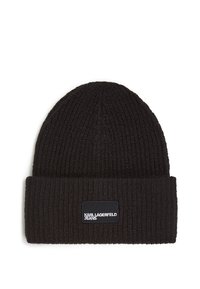 LOGO PATCH LONG - Pletena kapa - black