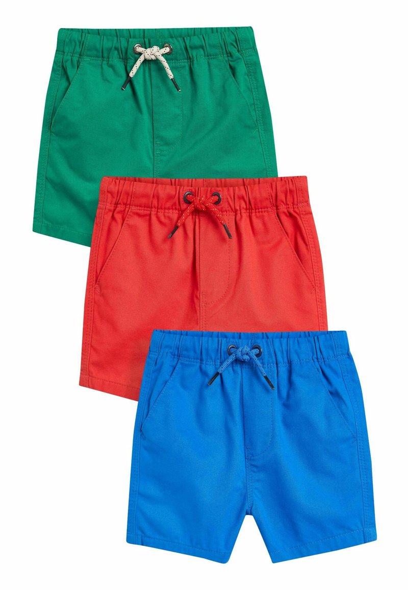Next 3 PACK - REGULAR FIT - Shorts - red green
