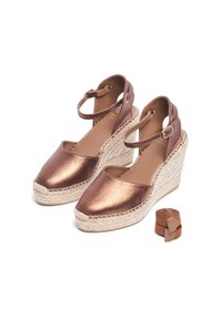 FRED MARTIN COLLECTION BARI - Sandály na platformě - copper suede