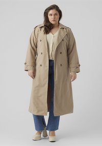 Trench - silver mink