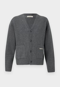 JORNORREBRO - Casaco de malha - dark grey melange