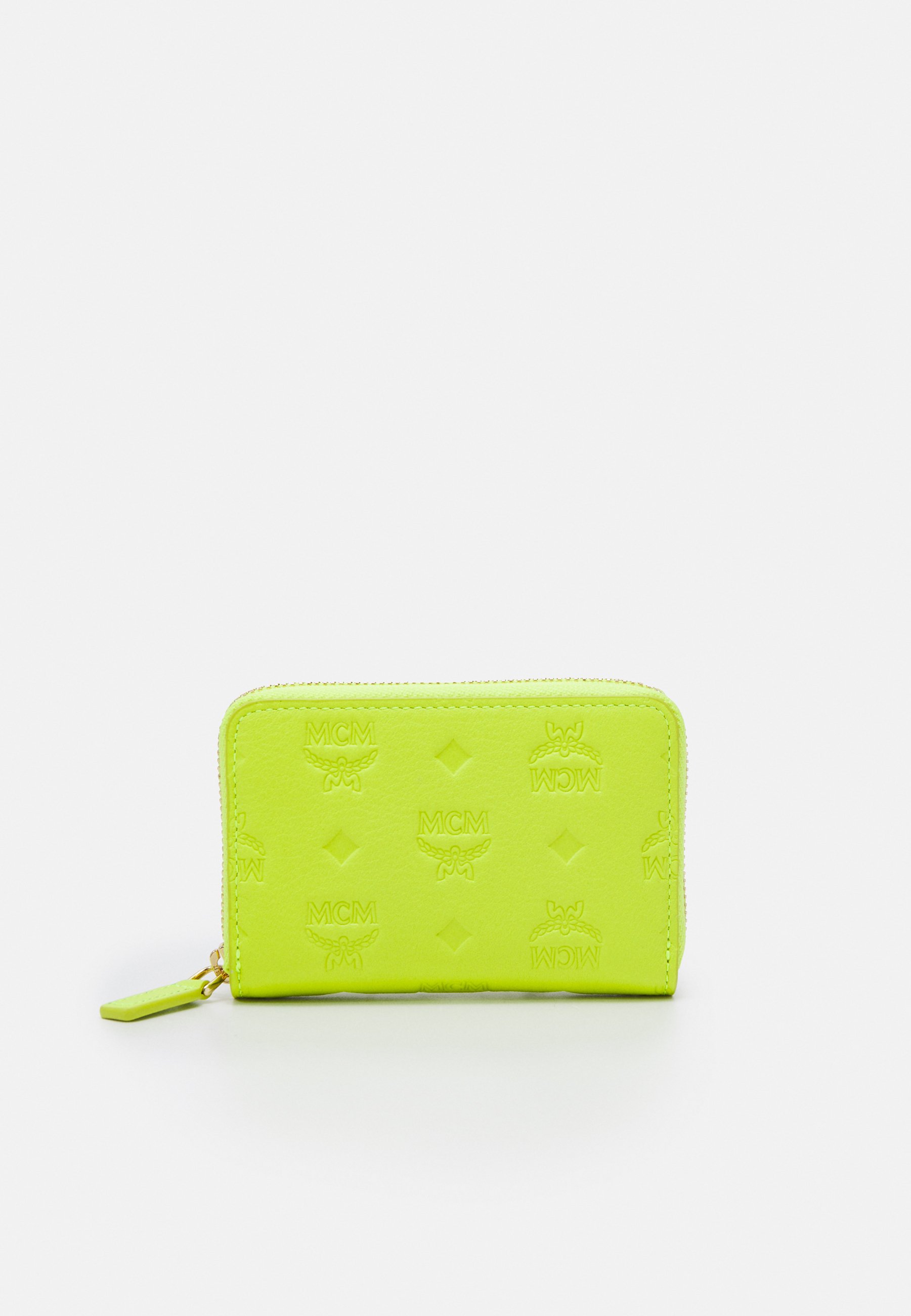 MCM AREN ZIPPED WALLET MINI - Geldbörse - acid lime/hellgrün