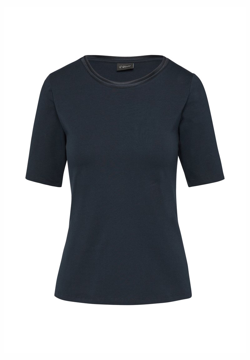 s.Oliver BLACK LABEL T-shirt basic zwart s.Oliver BLACK LABEL T-shirt basic zwart