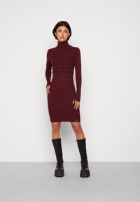 Morgan RMENTO - Abito in maglia - dark purple