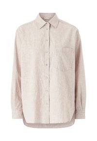Button-down blouse - beige