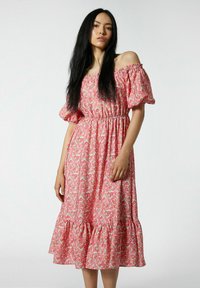 Koton FLORAL STRAPPY - Vestido informal - white
