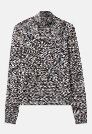 ROLL NECK - Pulóver - black/brown