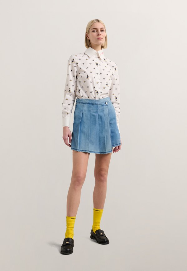 DISNEY PLEATED SKORT - Denim skirt