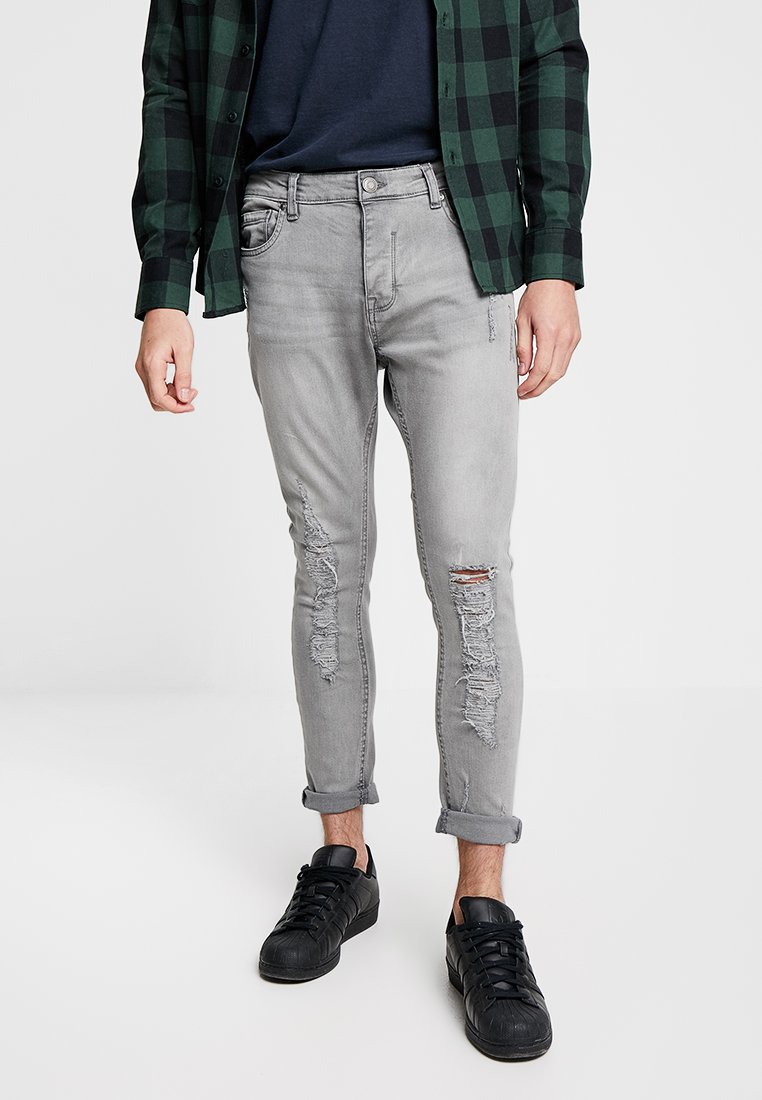 Brave Soul ASTON Jeans Skinny Fit dark grey wash Brave Soul ANDRE - Jeans Skinny Fit - dark grey wash