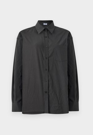 SAMMY PINSTRIPE SHIRT - Overhemdblouse - charcoal grey