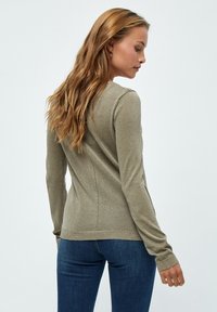 Minus MINEW LAURA CARDIGAN - Kofta - wood smoke lurex