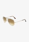 AVIATOR LARGE UNISEX - Zonnebril - braun/goldfarben
