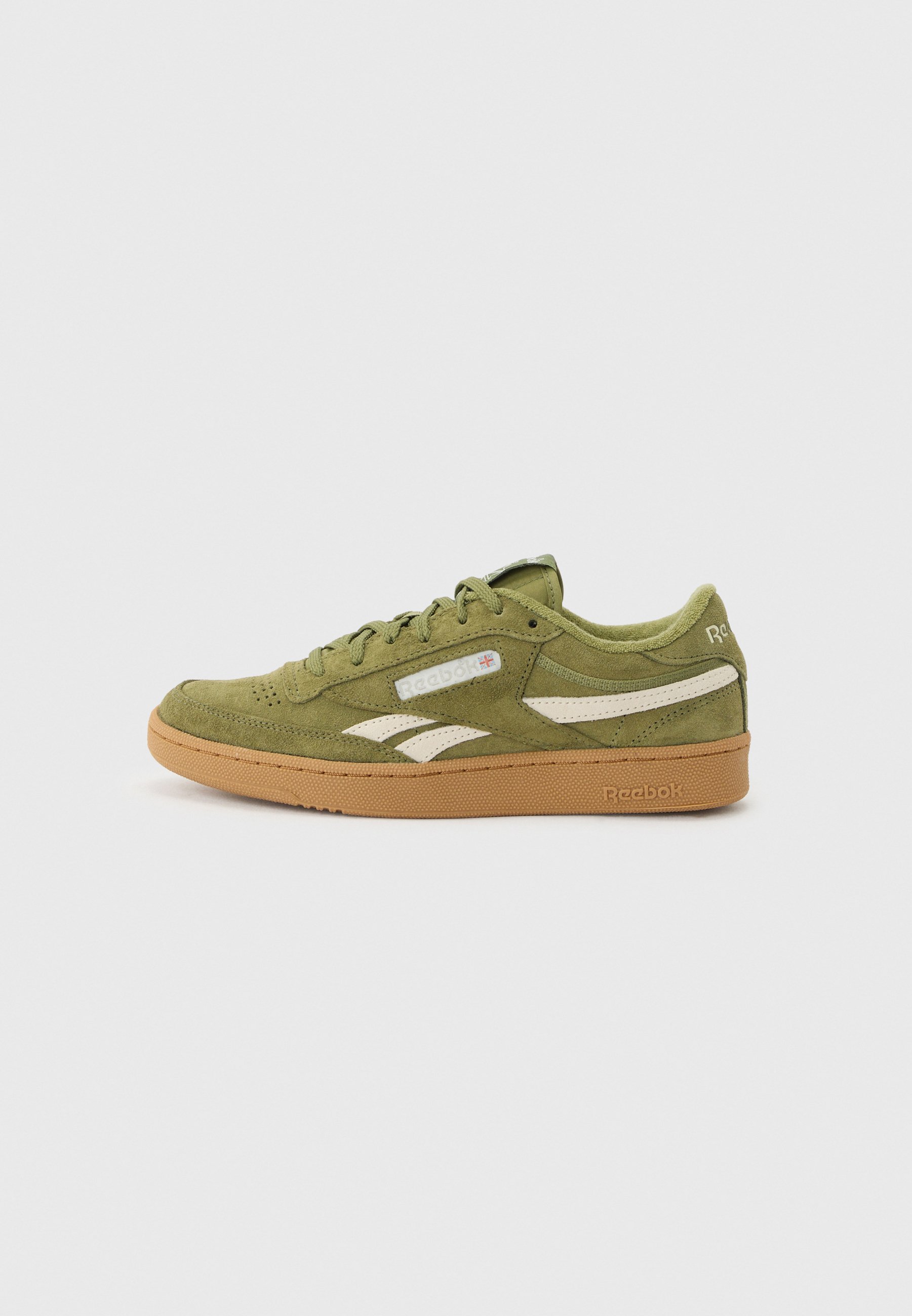 Reebok Men\'s Olive Green Athletic Sneakers with Tan Soles Reebok India Official | CLOUDFLEX FRAYMENT - Men Olive  main image 2