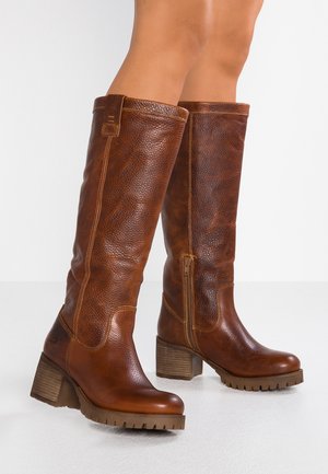 Stiefel - cognac