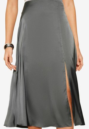 Friends Like These ASYMMETRICAL MIDI REGULAR FIT - A-linjainen hame - grey
