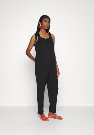 WOVEN JUMPSUIT - Mono - black