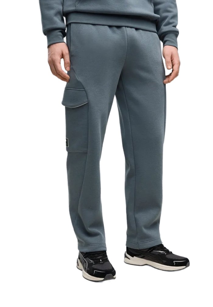 PUMA SPORT GRAPHIC HOLIDAY SWEATPANTS FL CL 037 VAR - Pantalones deportivos - dark blue