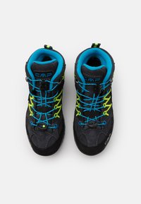 CMP KIDS RIGEL MID TREKKING SHOES WP UNISEX - Hikingschuh - antracite/yellow fluo
