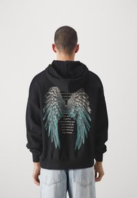 Jack & Jones Felpa con zip - black