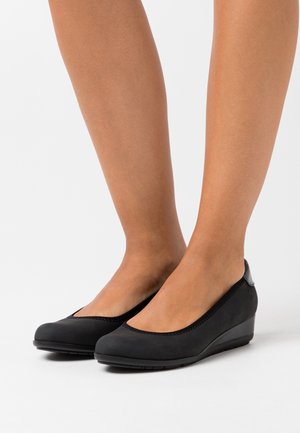 s.Oliver, Escarpins compensés - black