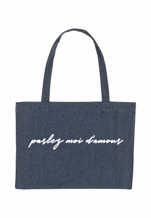 PARLEZ MOI PRINT - Cabas - blue