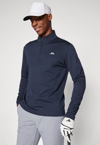 J.LINDEBERG Sports CLIDE QUARTER ZIP MID LAYER - Topper langermet - navy